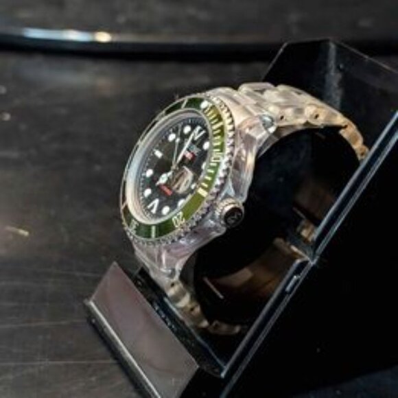 Super Rare Original VABENE MARINAIO OV601 Watch Clear Strap Water Resistant Wris - Picture 6 of 7